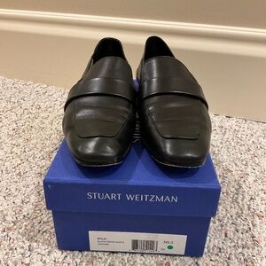 Stuart Weitzman Wylie Black Loafer
